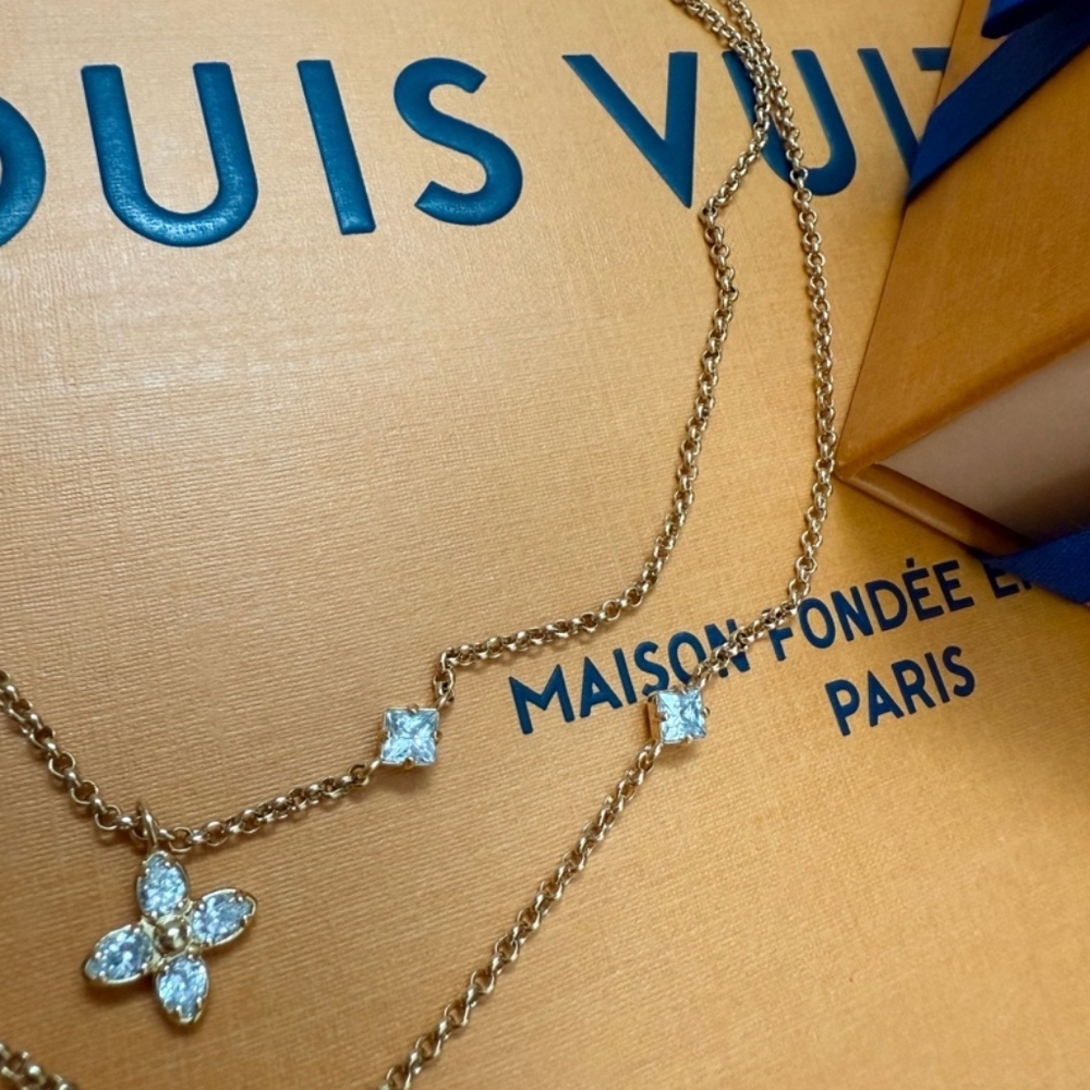 Louis Vuitton  Lady Double Chain Necklace - Picture 4 of 7